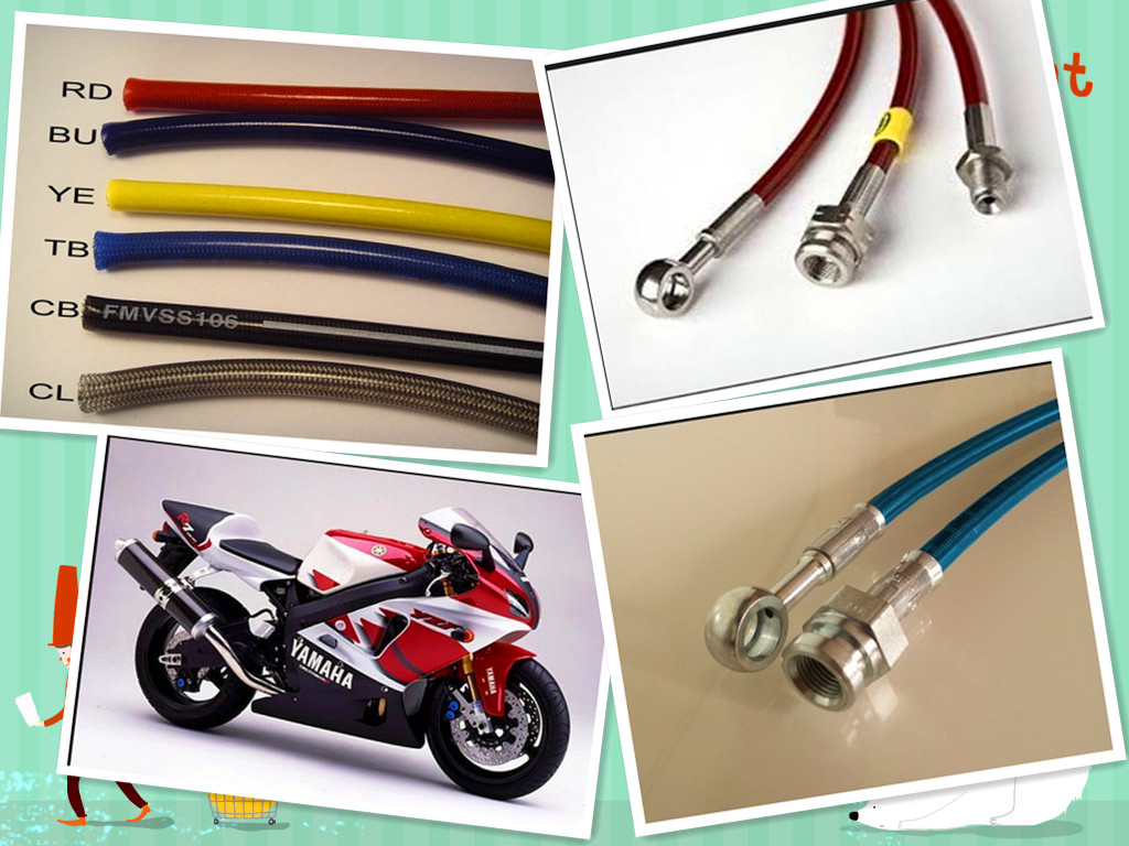 stainless steel braided flexible brake hose line