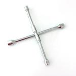 ISO9001 Stainledd Steel Cross Tire Wrench , 16 Inch 4 Way Tire Wrench