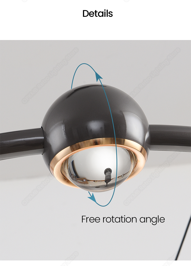 Modern Living Room Chandelier Lighting Home Indoor Hanging Lamp(WH-MI-454)