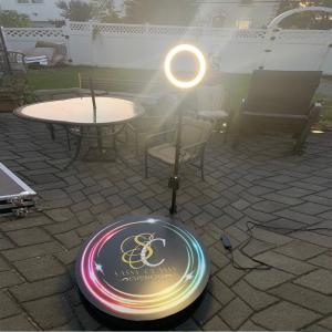 China Thick Metal Automatic 360 Degree Slow Motion Photo Booth Round Shape wholesale