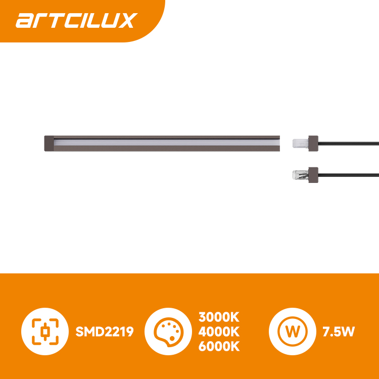 Indoor Aluminum Profile LED Light Switchable Pole Directions A2Q0L