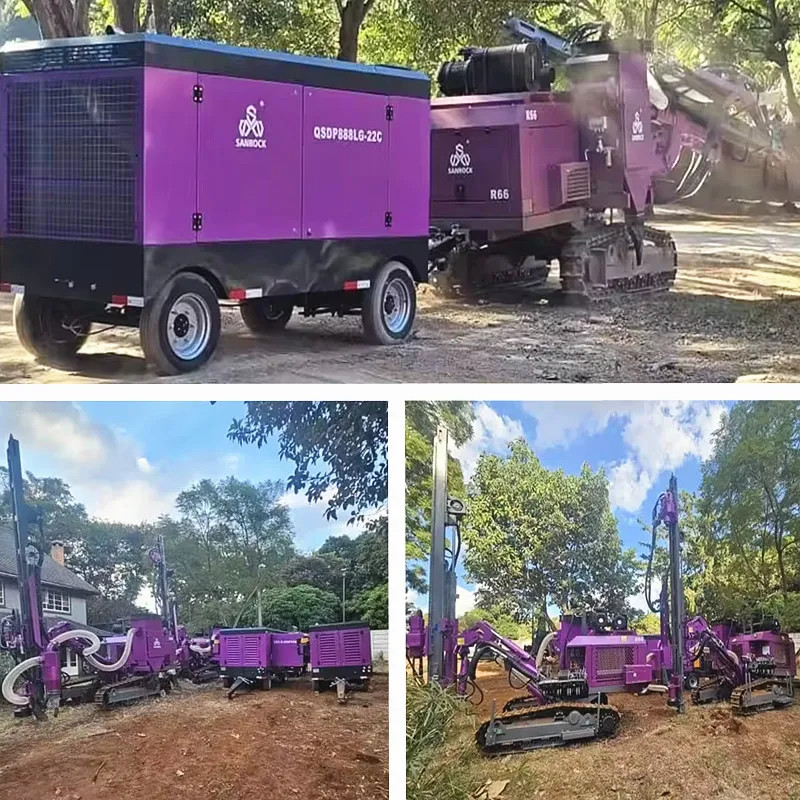 High Mobility Hydraulic Drilling Machine Lifting Force 10T Core Drilling Equipment Reverse Circulation RC Drilling Rig
