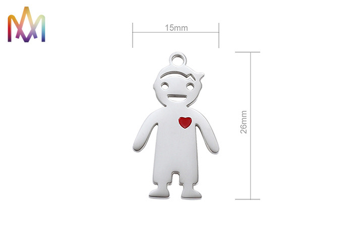 OEM Steel Color Figure Shape Engraving Charm Pendant