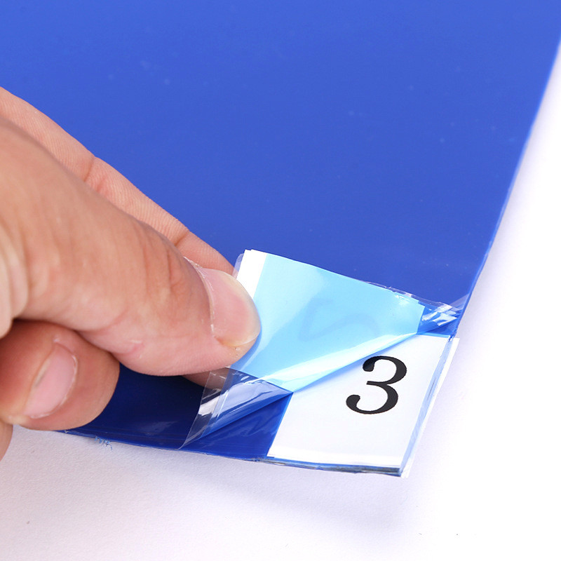 White Decontamination Antistatic 30 Layers Cleanroom Disposable Adhesive Walk Off Sticky Mat