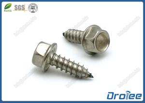 China Stainless Steel 18-8 / 304 Sheet Metal Screw Hex Washer Head ST5.5-14 x50mm wholesale
