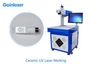 China Gainlaser Movable 355nm UV Laser Marking Machine For Ceramic wholesale