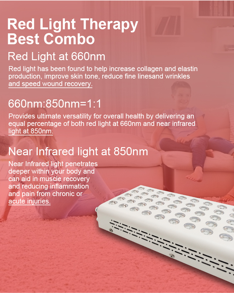 600W Full Body Led Panel 660nm 850nm Near Infrared LED Panel For Pain Relief Anti Aging