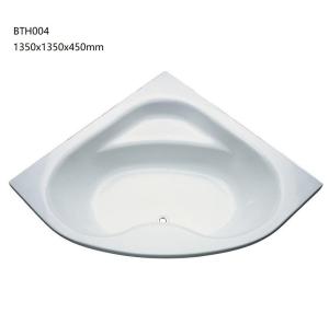 China Acrylic Modern Built-In Acrylic Bathtub 1350x1350x450mm High Gloss wholesale
