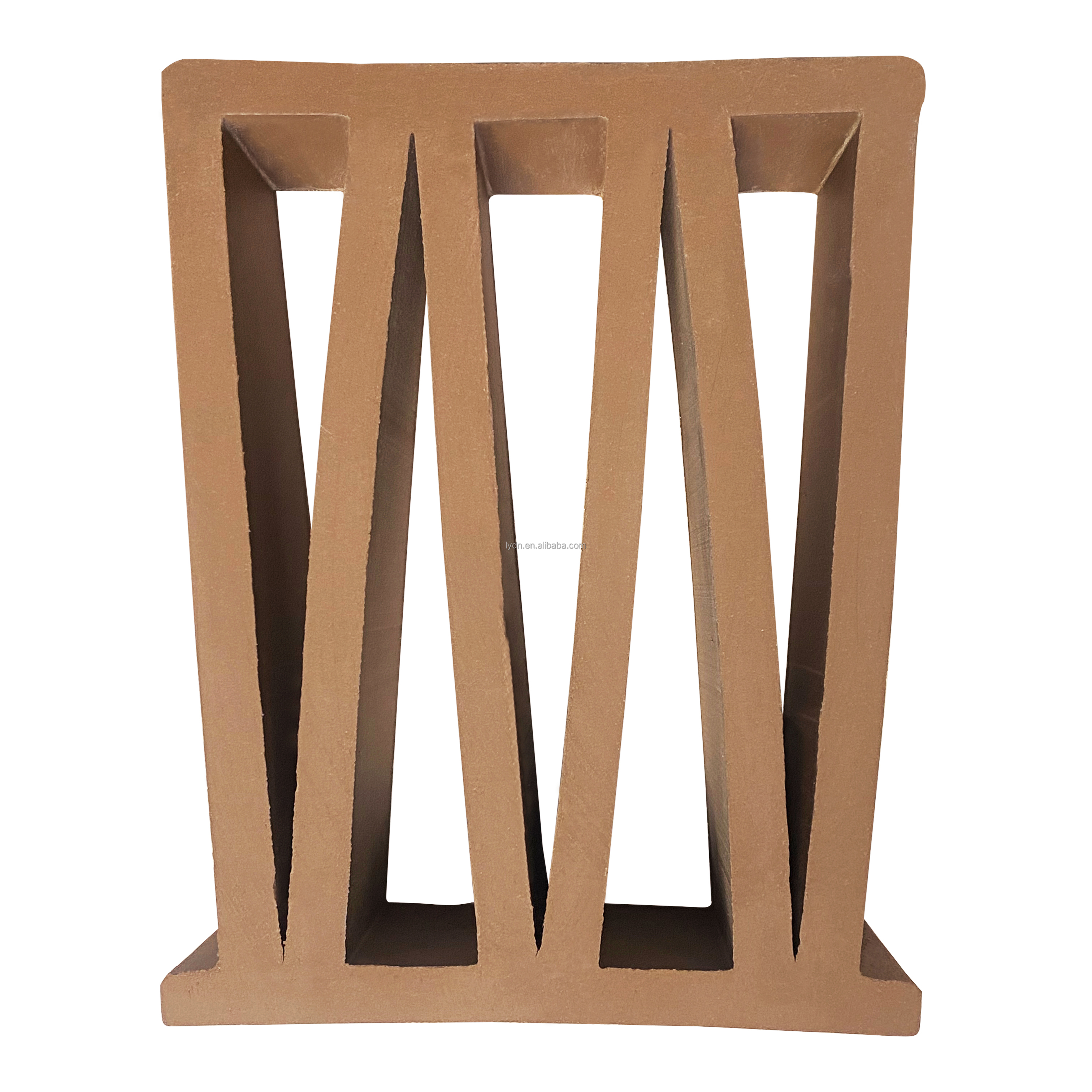 800 Centigrade Heat Insulation Red Terracotta Breeze View Clay Building Block For Modern Decorative Exterior Wall View