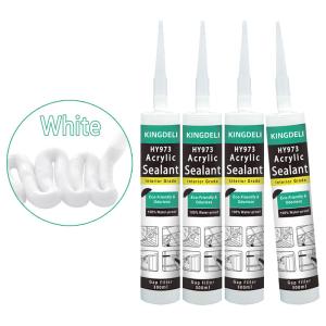 China Transparent GP Acrylic Silicone Sealant , Moisture Resistant Antifungal Bathroom Sealant wholesale