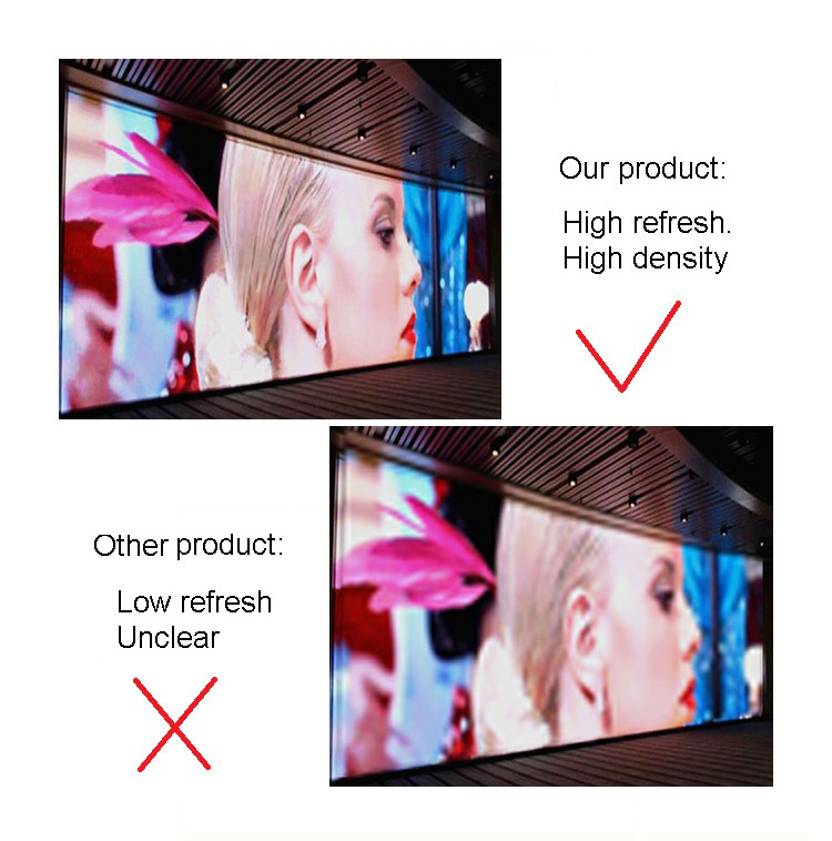 Custom Front Access Magnet Full Color P4mm Indoor Led Display