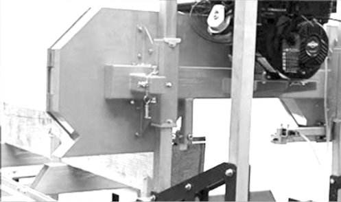 Portable Sawmill Power Band Saw Mill Max.Working Width 1000mm