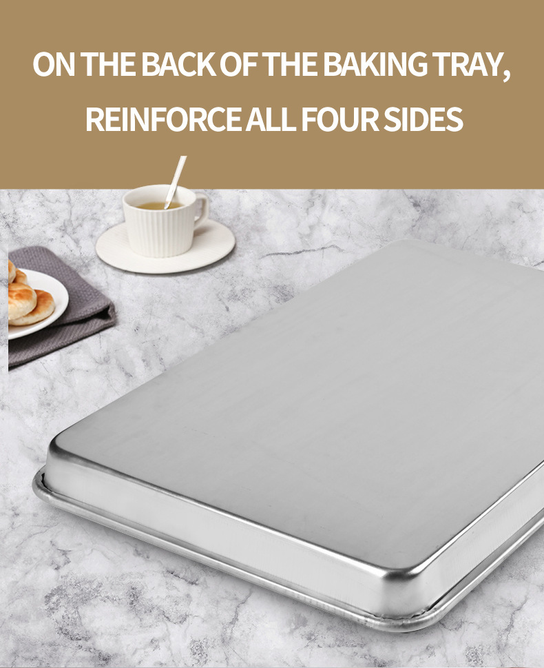 Aluminum Alloy Baking Sheet Pan Tray with Non-Stick Coating Bakeware