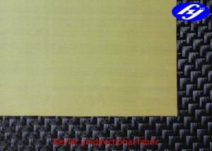 China High Performance Aramid Fiber Fabric 2ply 0 / 90 Kevlar Fiber Unidirectional Fabric wholesale