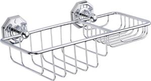 China Pretty Bar Chrome Soap Dish Holder Wall Mounted wholesale