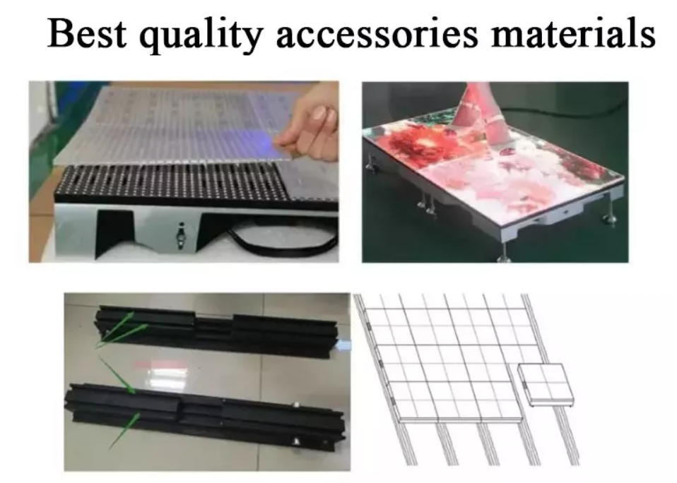 P3.91 P4.81 P6.25 Dance Floor LED Screen Video Wall For Eye Catching Advertising