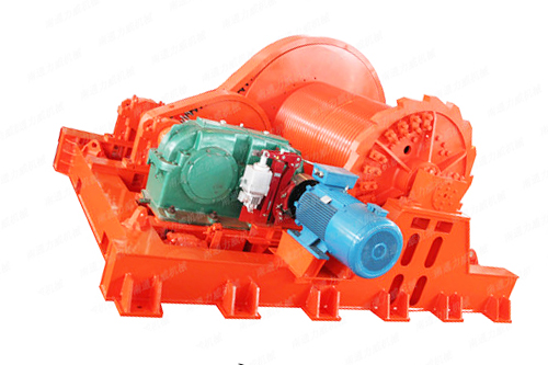 10 Ton Electric Winch Machine With LBS Groove Drum / Electric Crane Winch