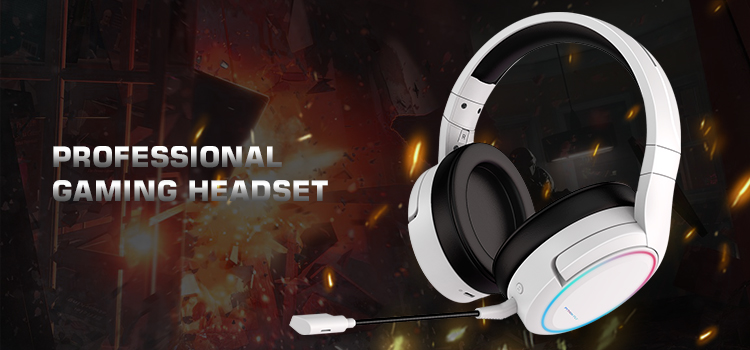50mm Driver Wireless Gaming Headset Headphone With X6 Pro 2.4G And RGB LED