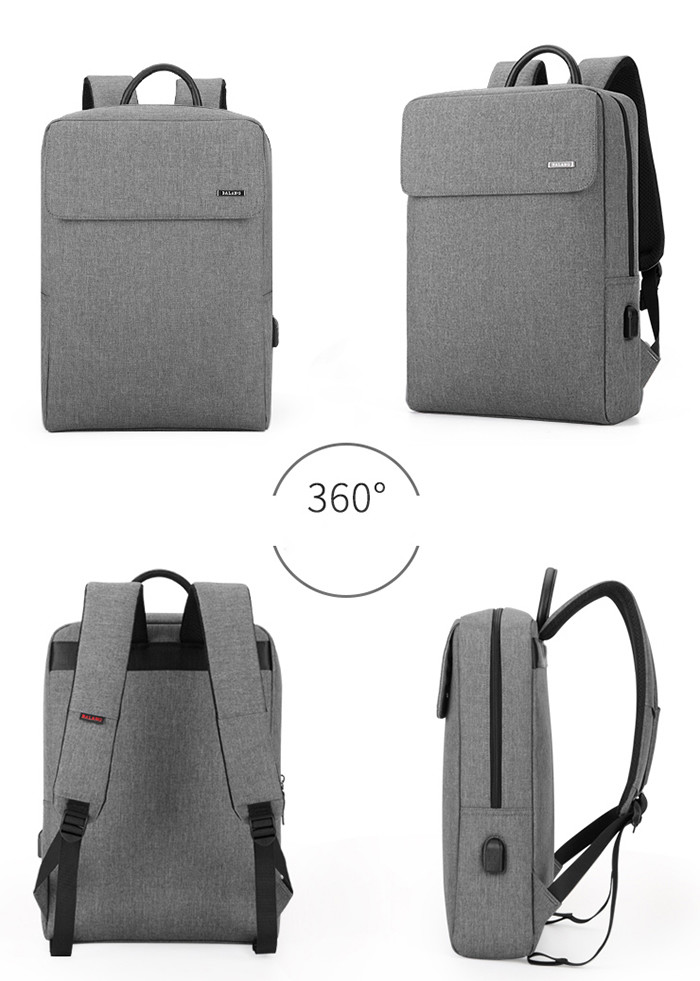 Business Large Capacity USB Laptop Backpack Bag , Anti Theft Backpack With USB Charger , Travel Backpack