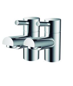 China Durable Modern Bathroom Mixer Taps Brass Chrome Bathroom Faucet wholesale