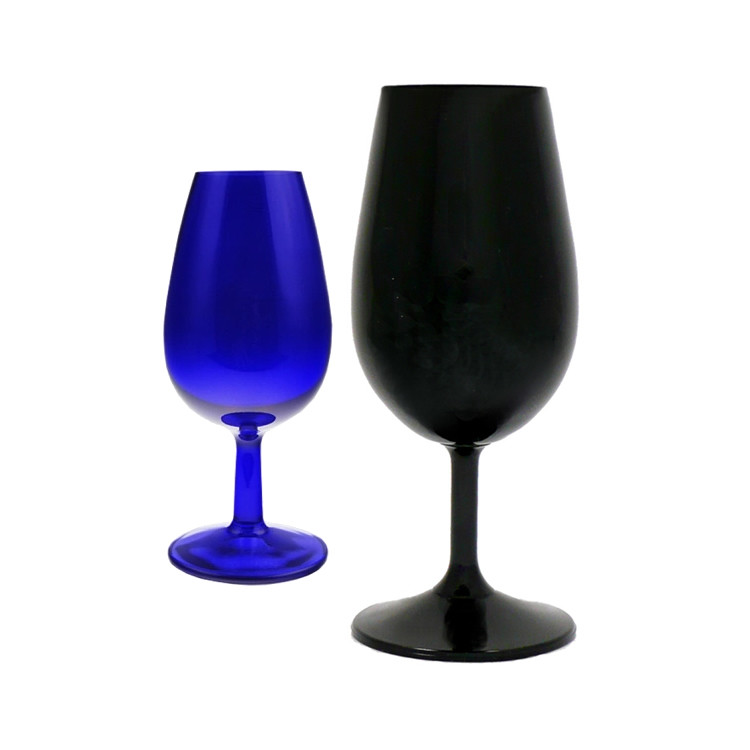 BOHEMIA Tasting Reusable Plastic Wine Glasses 220cc Food Grade Tritan ISO Standard