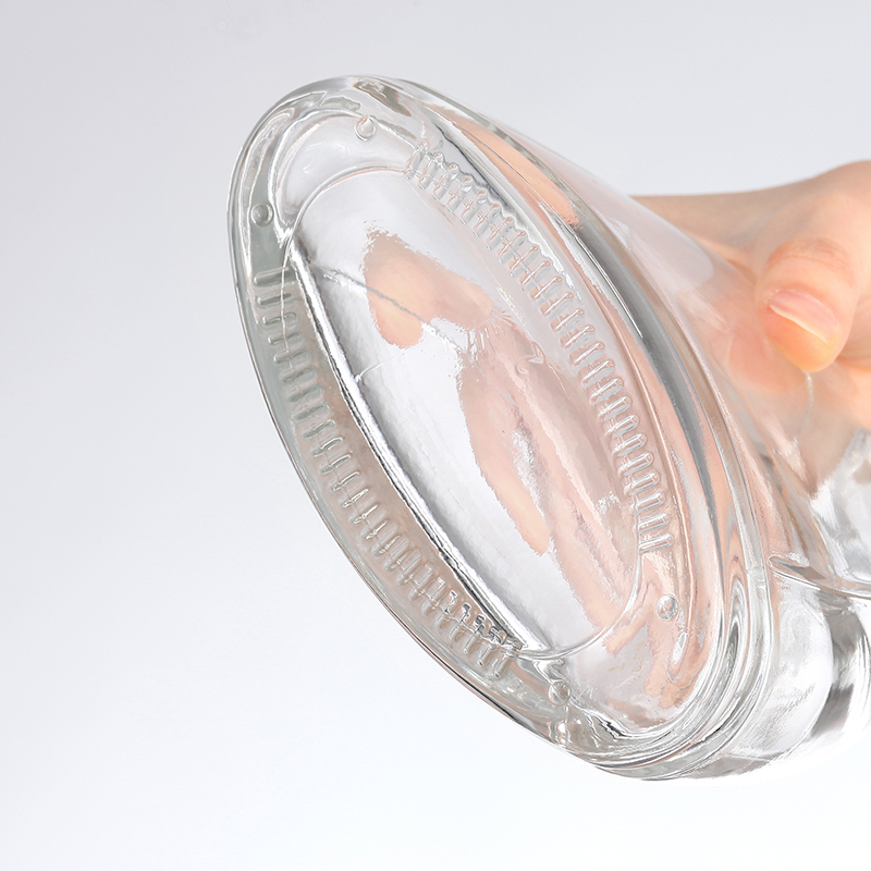 Clear Glass 500ml 750ml Triangle Shape Liquor Rum Gin Whisky Alcoholic Tequila Bottle