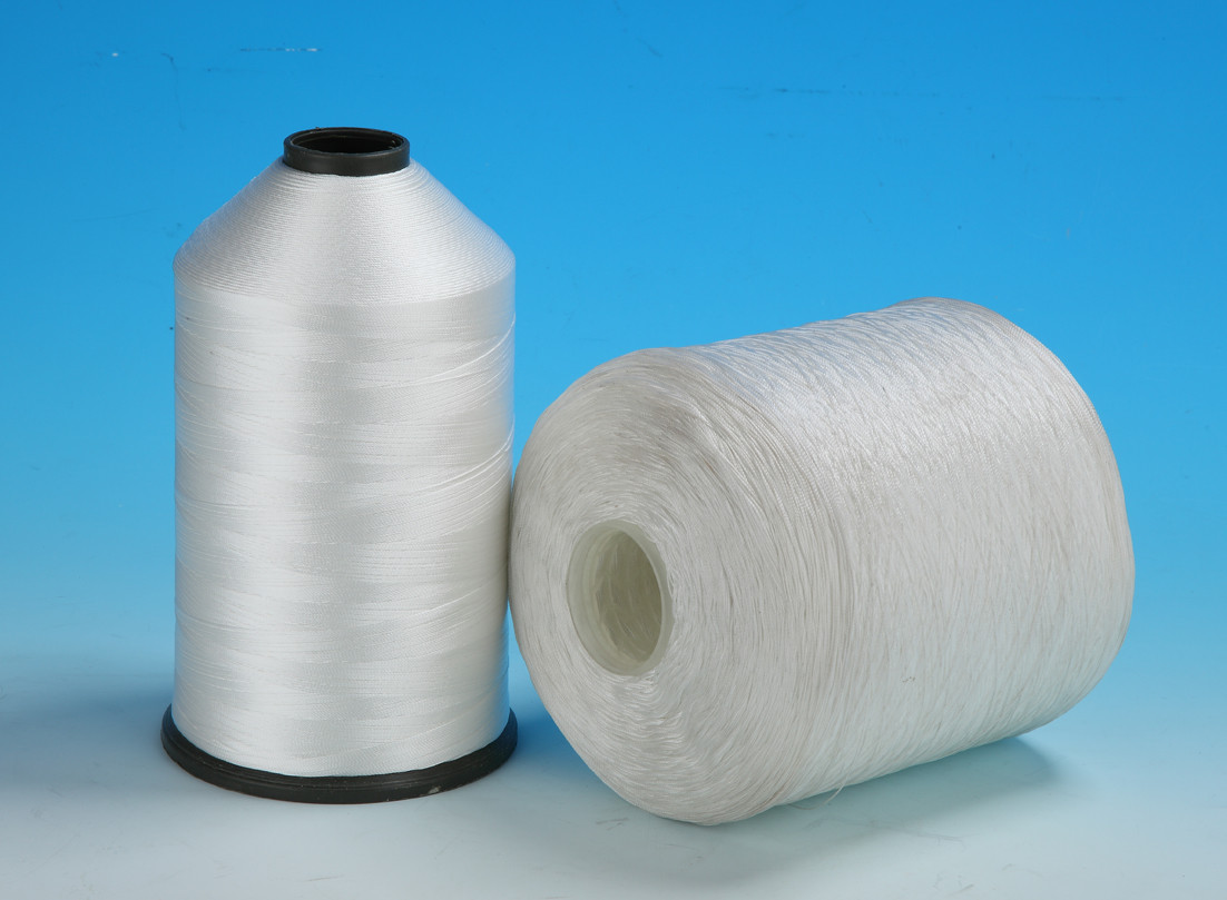 Green / Blue Flame Retardant Polyester Cable Filler Yarn With High Tenacity
