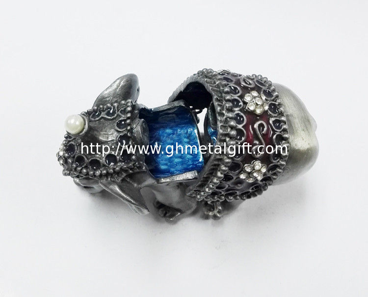 Thailand Gifts Trinket Box Elephant Shape Jewelry Boxes For Gift