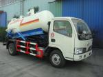 6 Wheel 5000 Liters Sewage Disposal Truck Vacuum Suction 5 Ton For Sewege