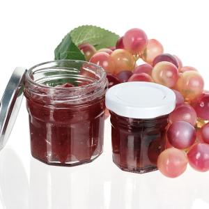 China Customized Sealed Jam Storage Jar Mini Empty Round Shape Glass Jar wholesale