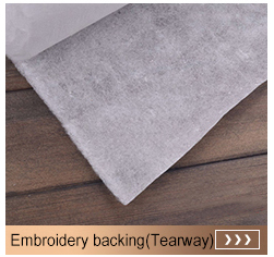 16-100gsm Non Woven Interlining Fabric Fusible Single dot For GAOXIN