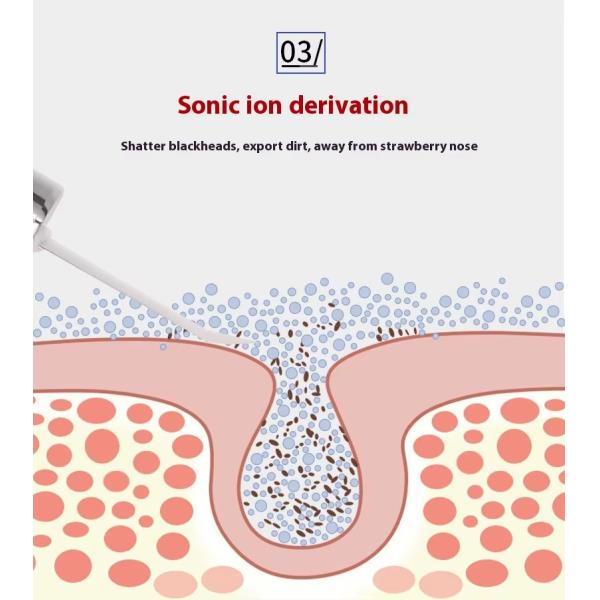 Red And Blue Light Sterilization Face Skin Spatula Beauty Facial Scrubber Waterproof