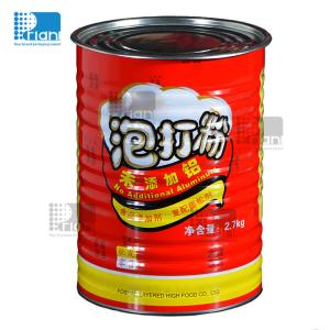 China Canned Package Cooking Food Tin Box Custom Logo Recycled Materials wholesale