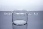 Large Glass Hurricane Candle Holder, Frosted Glass Cup