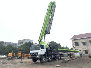China Heavy Duty Zoomlion 180m3/H 56m Boom Concrete Truck wholesale