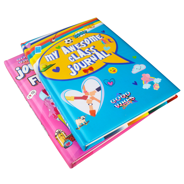OEM A5 Hardcover Custom Notebook Printing 142mmx210mm Size