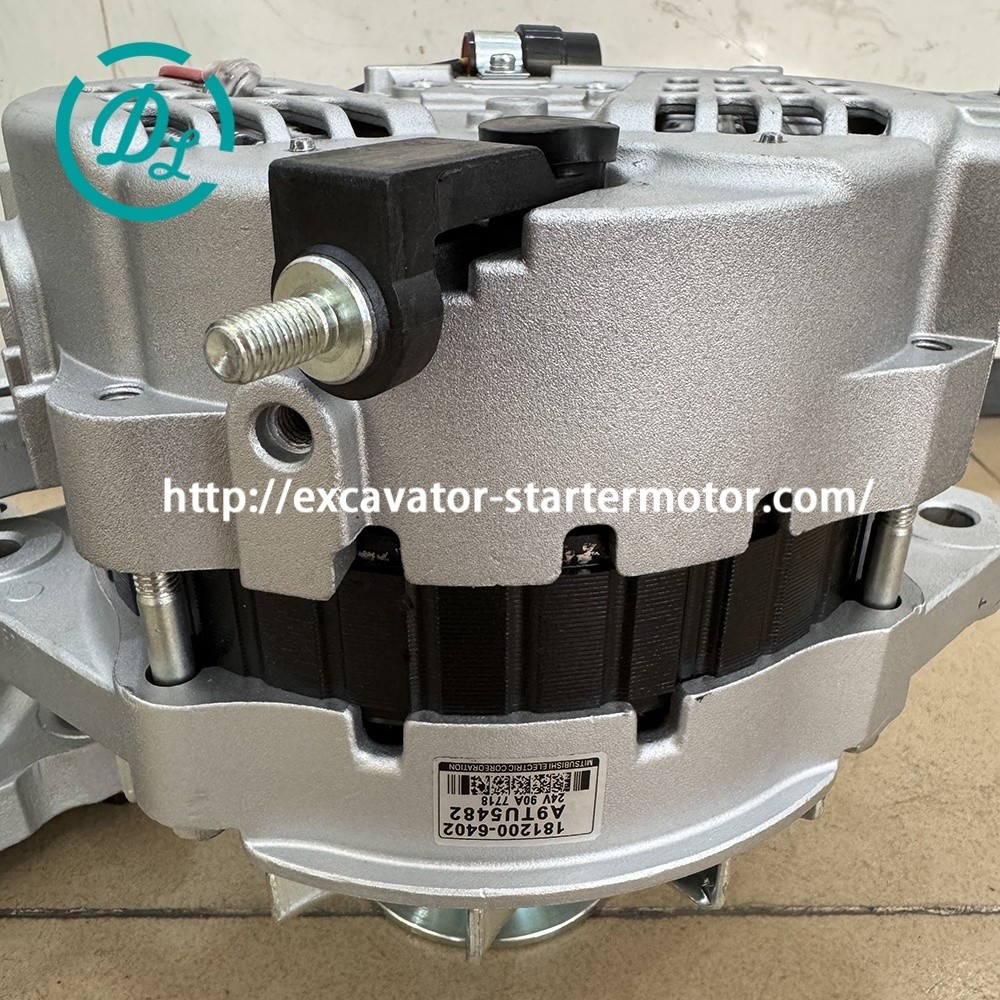 181200-6402 A9TU5482 61010010 8-98020154-2 Excavator Alternator 24V 90A
