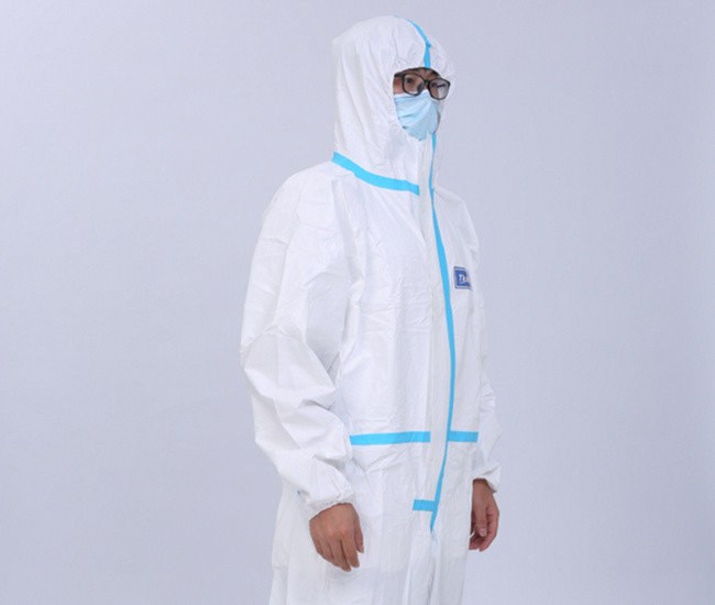 Medical Use Disposable Non Woven Coverall With Without Shoe Cover