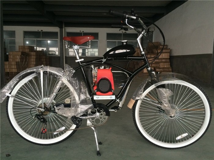 4 Stroke Motor Engine Cruiser Bicycle Gas Bike with Alloy Seatpost Max. Speed 40km/h