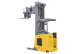 Double Scissor Forks Narrow Aisle Truck , 1600kg Reach Truck Forklift