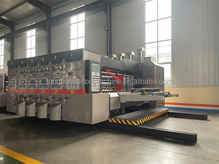 Automatic speed Flexo Printing Slotting Die-cutting Machine for Your Production Line