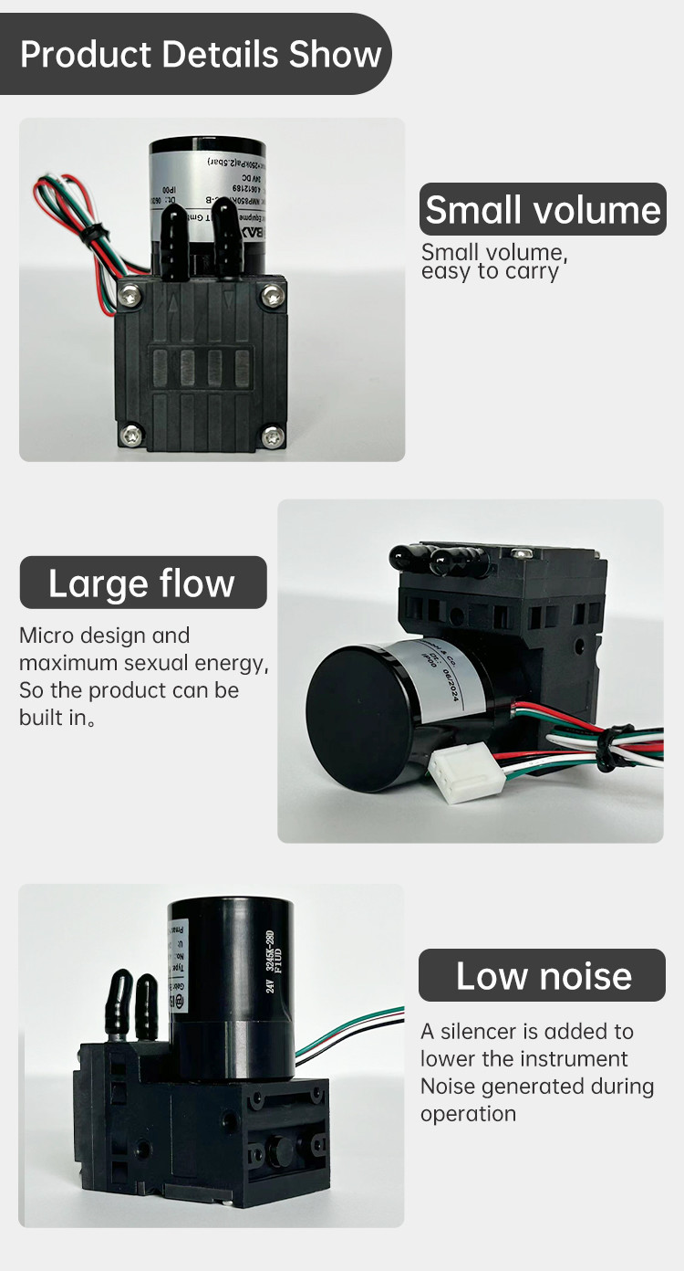 Factory Direct Micro Diaphragm Air Pump Mute Vacuum Pump
