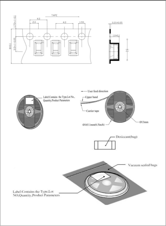 3535 UVC UVA 265 280nm Sterilization Disinfection UV LED Chip