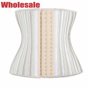 China Hollow White 3XS-6XL Latex Sport Waist Trainer For Lower Belly Fat wholesale