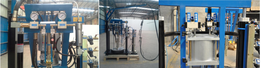 Two component silicone sealant machine for secondary sealing