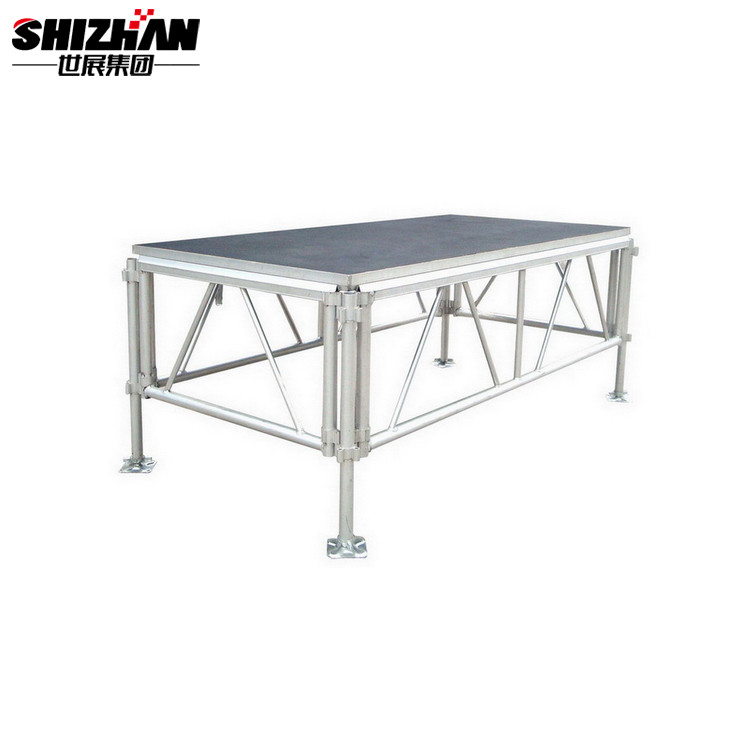 50x3mm Wooden Church Portable Stage Easy Install Event Aluminum Platform
