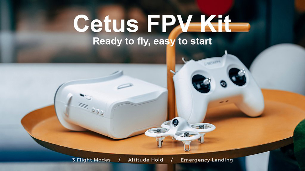 Cetus Fpv Kit Indoor Racing Rc Drone Rtf/bnf Vtx Frsky D 8 Vtx Literadio 2 Se Transmitter Vr02