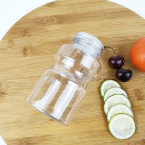 China Transparent 500ml Food Storage Cans With Caps Ring Bucket Shape wholesale