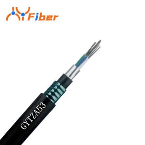 China GYTZA53 Railway Fiber Optic Cable Heavy Armor Tunnel LSZH Direct Buried 2-48 Core wholesale