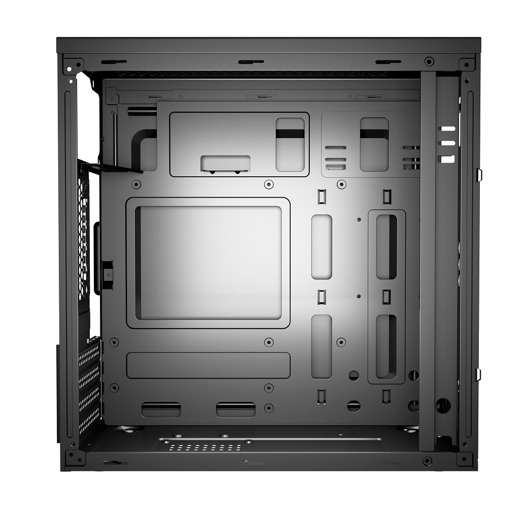 ETEK Gaming Computer Case MATX 2 Big RGB Fans On Front Panel Fan On Side Pandel Available Support OEM ODM
